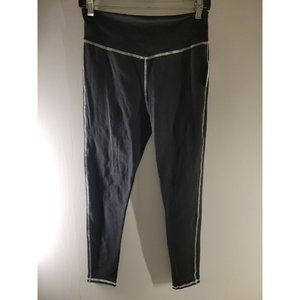 CitrineGlow Black 2 Piece Work Out Set Sz M Skinny Ankle Pants